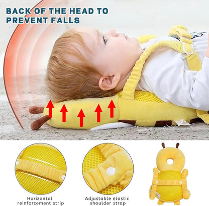 Baby Head Protector Adjustable Head Protection Backpack with Safety Mat Suitable for Head Protection, Crawling and Walking for Preschool Babies Walker Head Protector Toddler